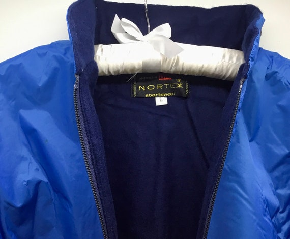 NORTEX Sportswear Size L Blue Waterproof Coat Adv… - image 7