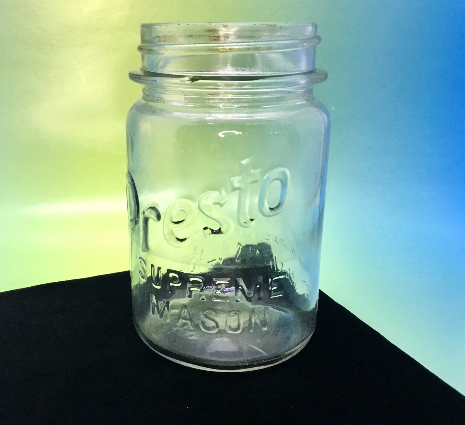 Presto Supreme Mason Jar Owens Illinois Glass Company