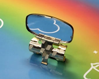 Mirrored Lipstick Holder Japan Mid Century Vintage