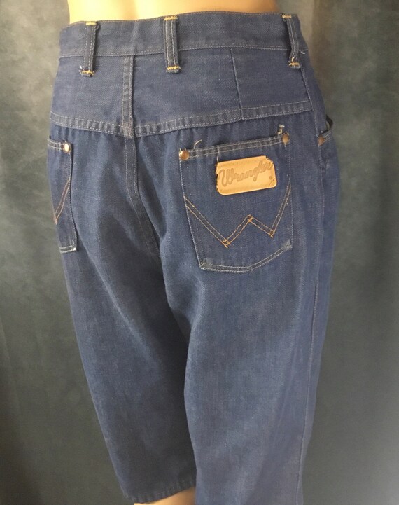 Wrangler Misses Blue Jean Long Shorts Vintage Siz… - image 5