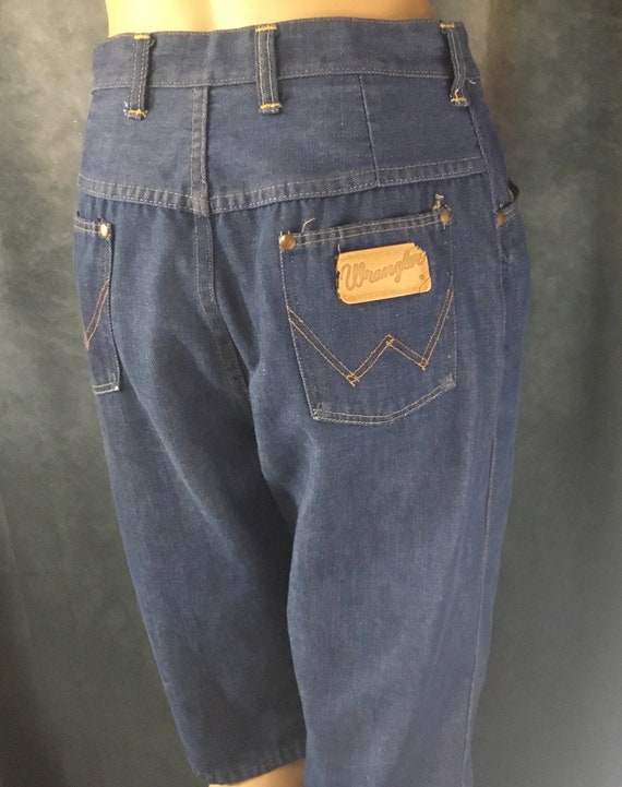 Wrangler Misses Blue Jean Long Shorts Vintage Siz… - image 9