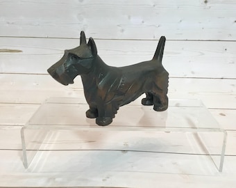 Bronze Scottish Terrier Novelty Mid Century Figurine