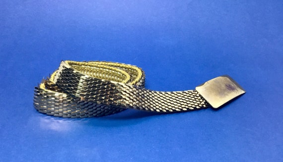 Gold Scaled Stretch Vintage Belt - Etsy display picture 2