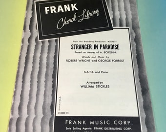 Stranger in Paradise Sheet Music by The Frank choral Library