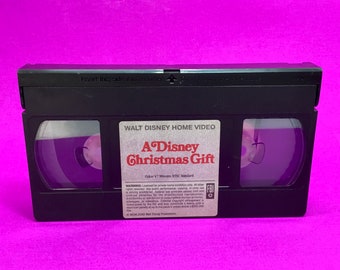 A Disney Christmas Gift VHS Walt Disney Home Video 
