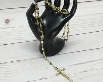 Vintage Gold Tone Rosary