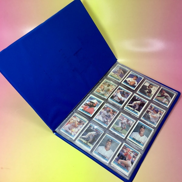 Baseball Card Album Etsy