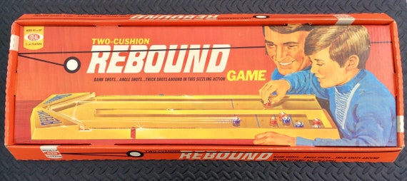 1970s Ideal Rebound Boardgame Etsy