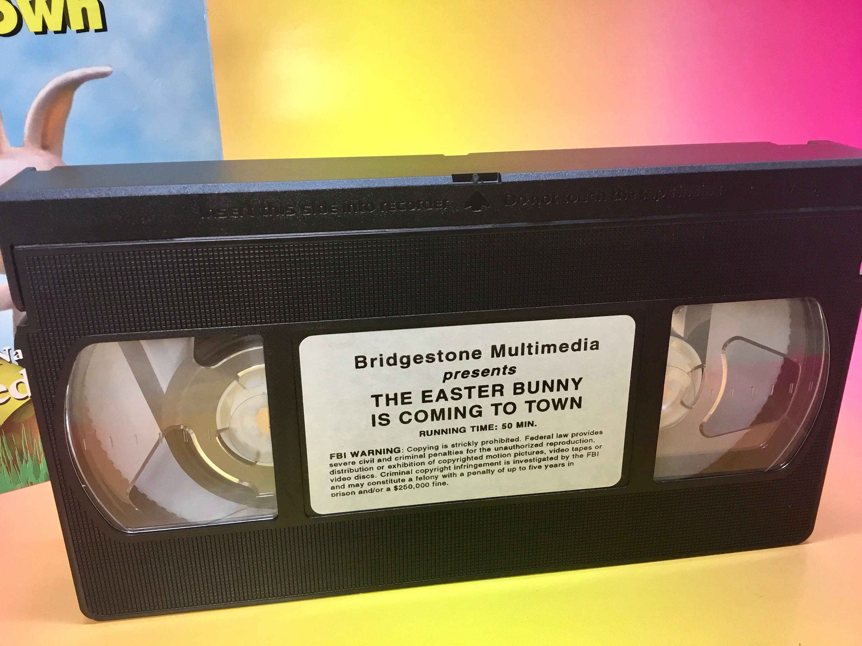 The Easter Bunny is Coming to Town, 1990's VHS Tape - Etsy