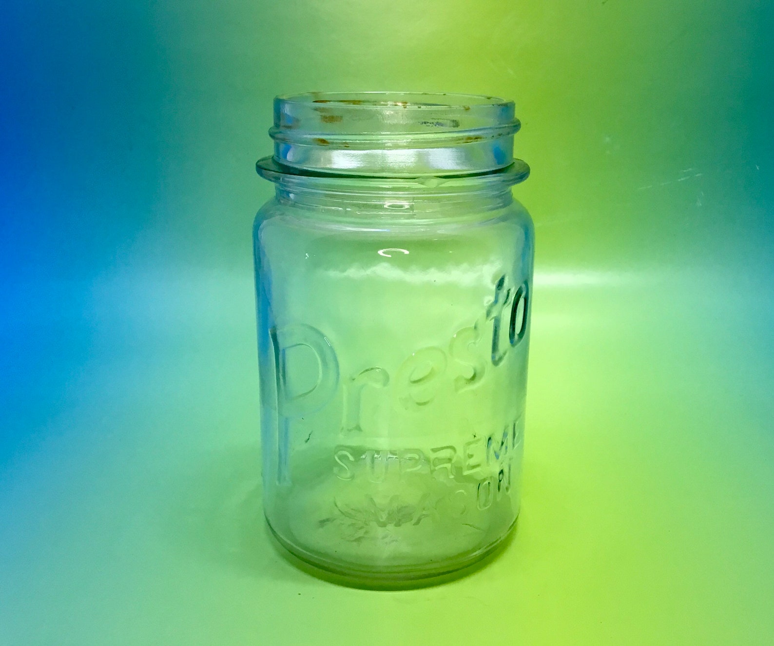 1930s Presto Supreme Mason Jar by Owens Illinois Glass Co. - Etsy