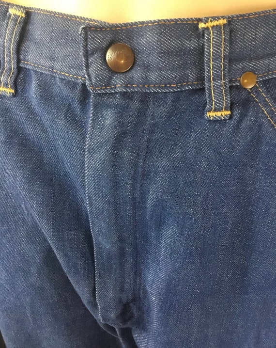 Wrangler Misses Blue Jean Long Shorts Vintage Siz… - image 8