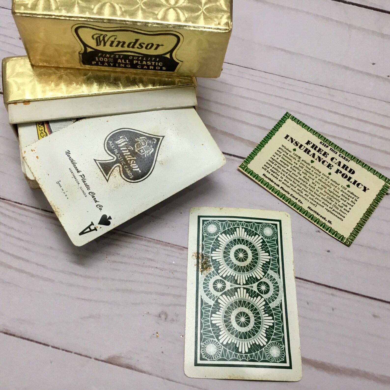 Vintage Windsor Finest Quality 100 Plastic Playing Cards by Etsy