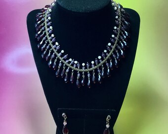 2002 AVON Choker & Earring Set