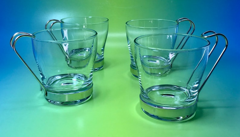 Bormioli Rocco Espresso Cups with Removable Handles - Thumbnail 4