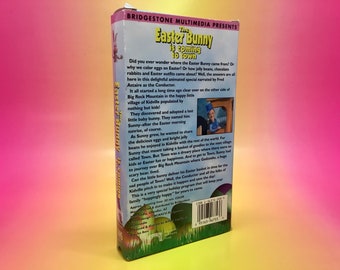 The Easter Bunny is Coming to Town, 1990's VHS Tape - Etsy