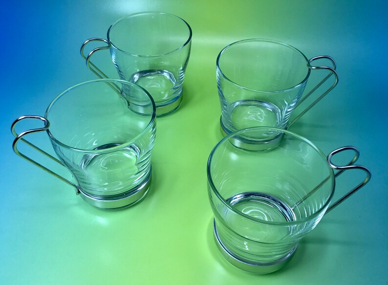 Bormioli Rocco Espresso Cups with Removable Handles - Thumbnail 2