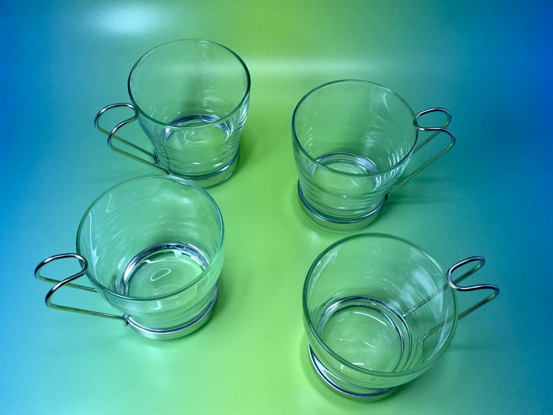 Bormioli Rocco Espresso Cups with Removable Handles