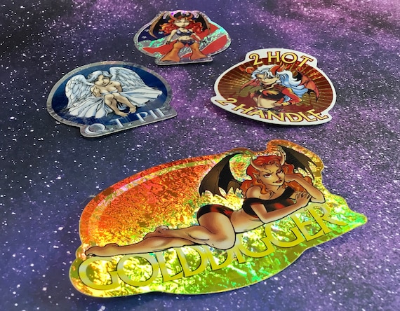 Vintage 2002 Prism Stickers: Hot & Spicy Series #2, Set of 4 - Etsy