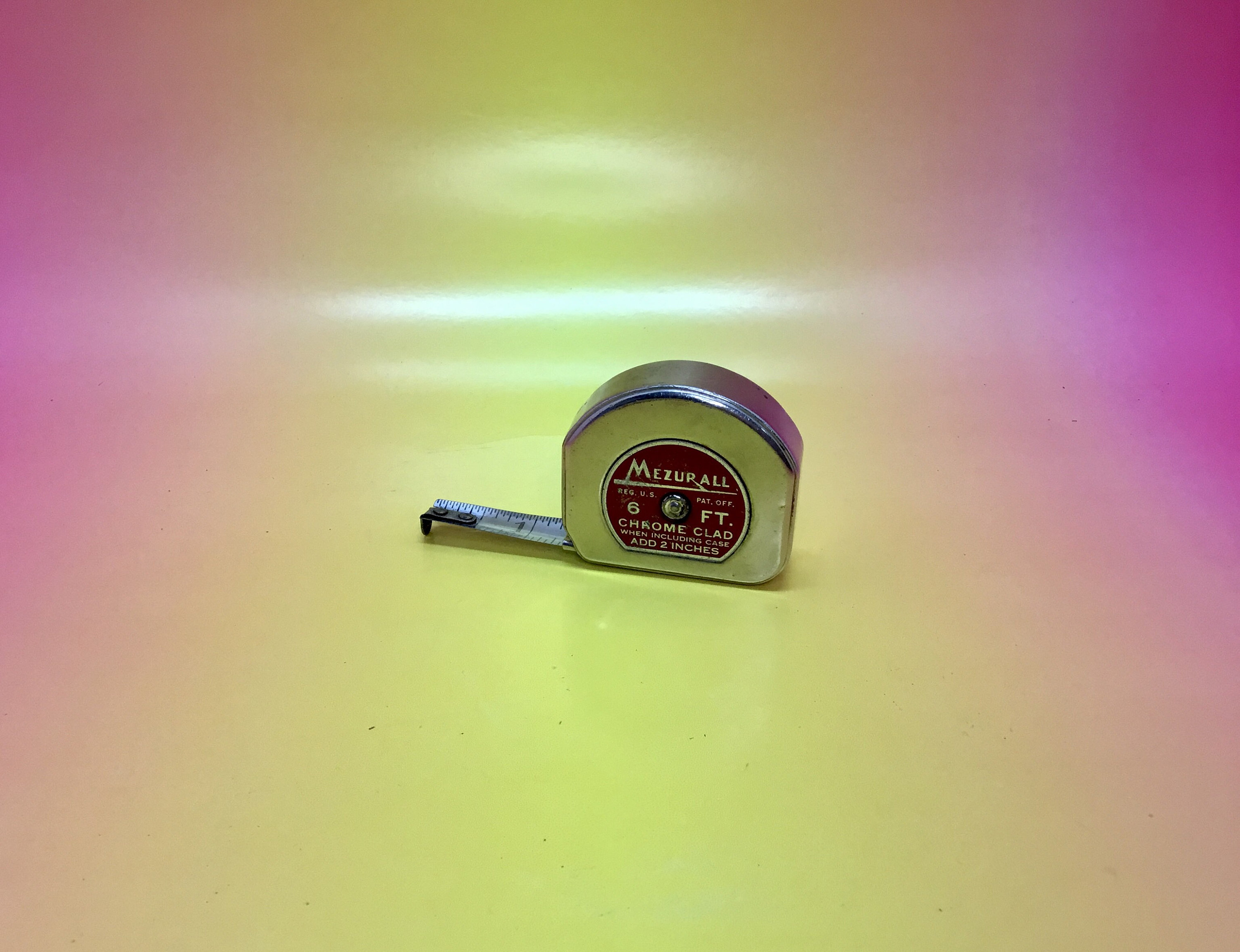 Lufkin Mini Keychain Measuring Tape, 6 Ft. x 1/2 In.
