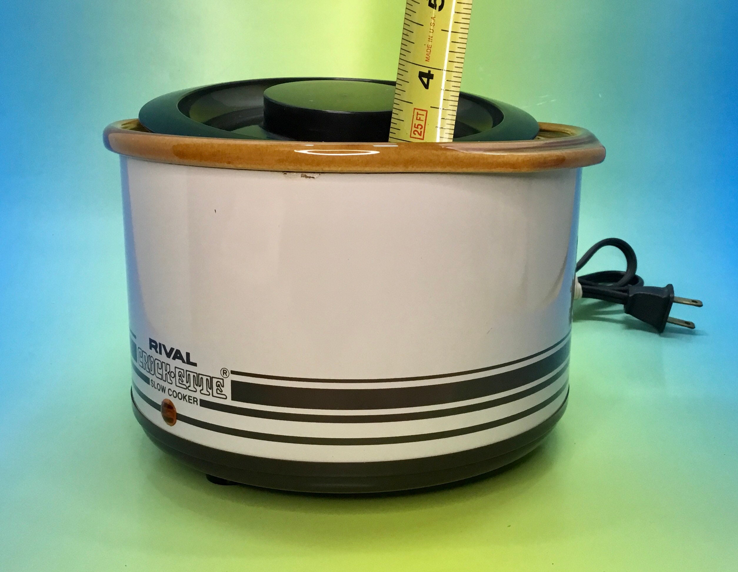 RIVAL Crock-ette 47 Watts 1 Quart Slow Cooker Mini Crock Pot Model 3205 120V