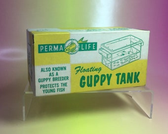 Perma Life Floating Guppy Tank No. P-212 Vintage Breeding Trap for Guppies