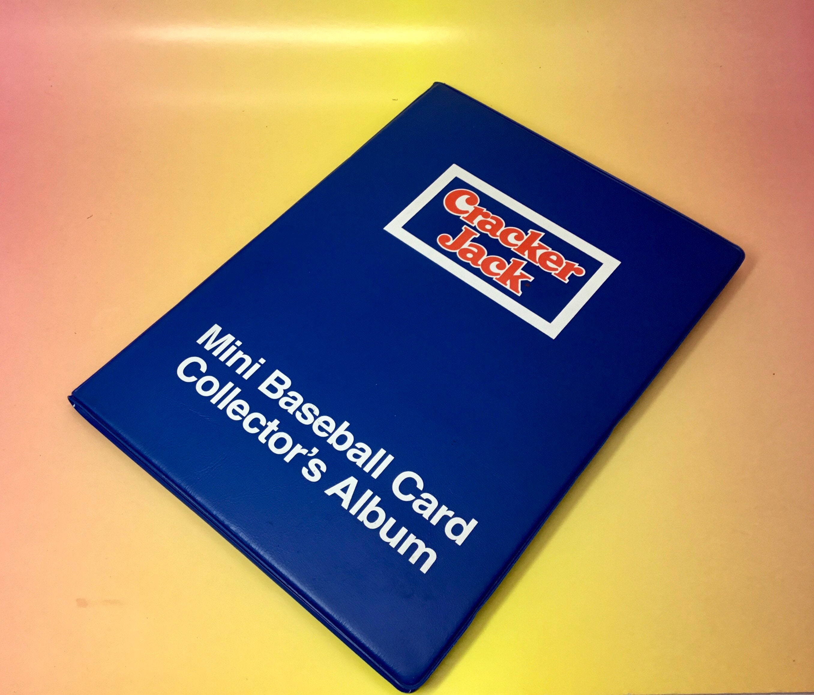 Cracker Jack Mini Baseball Card Collectors Album Including Etsy