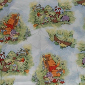 Rare Original Winnie the Pooh Cotton Fabric -   Vintage winnie the  pooh, Disney fabric, Winnie the pooh