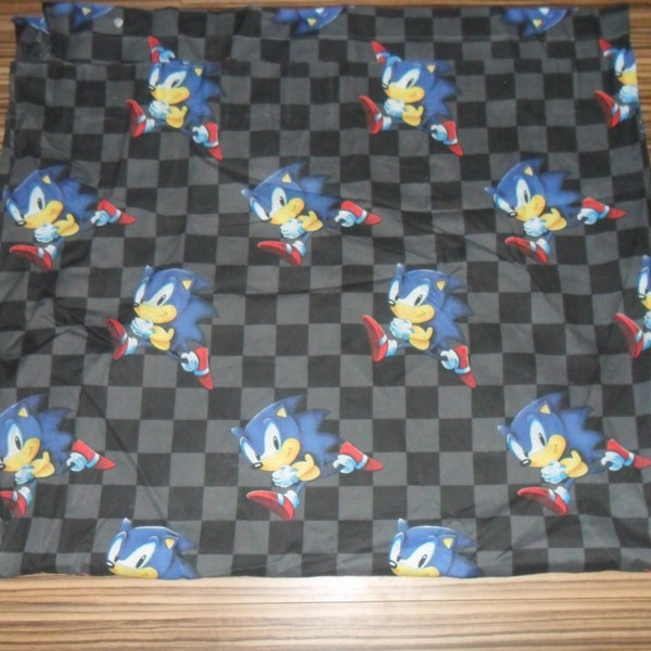 Rare Vintage Sonic the hedgehog Cotton Fabric