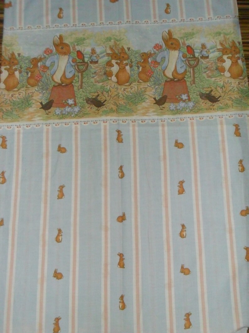 cotton Rare Vintage Peter Rabbit Fabric
