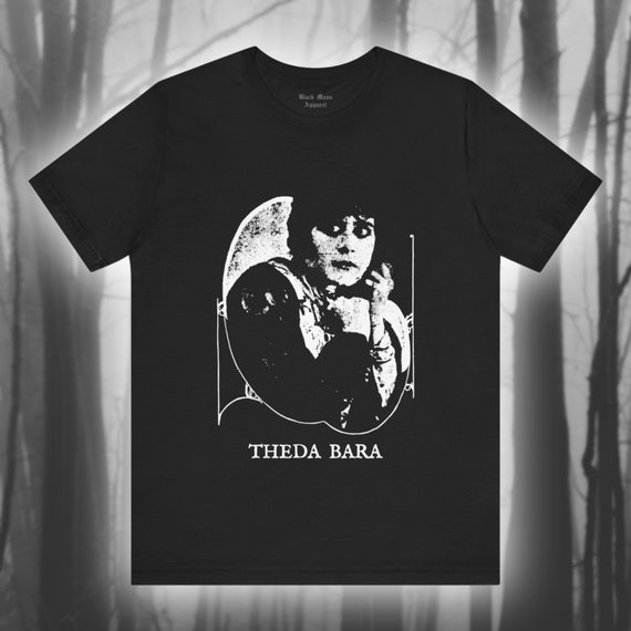 Theda Bara, Femme Fatale, Actress Shirt, Vampire Girl T-shirt, Silent Film Tshirt, Gothic Fashion Unisex Jersey Short Sleeve Tee