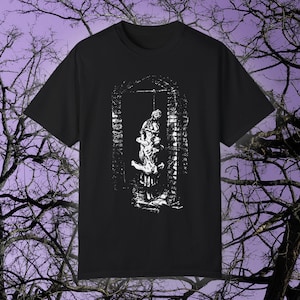 In the Basement, COMFORT COLORS, Alfred Kubin T-shirt, Vintage Gothic Art Tshirt, Creepy Death Shirt, Macabre, Spooky Goth Unisex Tee