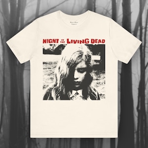 Night of the Living Dead, Horror Movie T-shirt, Classic Film Tshirt, Zombie Movie Shirt, Vintage Cinema Unisex Jersey Short Sleeve Tee