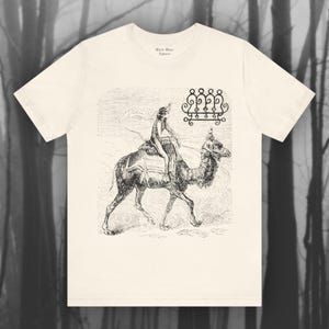 キング・パイモン1世、悪魔学Tシャツ、オカルトTシャツ、悪魔Tシャツ、不気味なシャツ、ゴシックファッション、ヴィンテージゴスユニセックス半袖Tシャツ