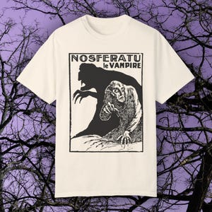 Nosferatu I, COMFORT COLORS, Horror Movie T-shirt, Silent Film Tshirt, Classic Movie Shirt, Vintage Gothic Cinema, Creepy Unisex Tee