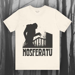 Nosferatu III, Horror Movie T-shirt, Classic Film Shirt, Creepy T shirt, Vampire Tee, Dracula, Gothic Fashion, Goth Unisex Short Sleeve Tee