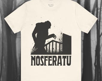 Nosferatu III, Horror Movie T-shirt, Classic Film Shirt, Creepy T shirt, Vampire Tee, Dracula, Gothic Fashion, Goth Unisex Short Sleeve Tee