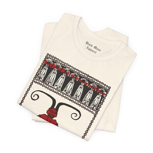 Krampus II, Creepy Christmas Shirt, Spooky Holiday T-shirt, Folklore T Shirt, Demon Tshirt, Creepmas, Gothic Unisex Short Sleeve Tee