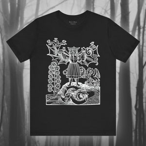 The Hermetic Androgyne, Vintage Art T-shirt, Esoteric, Occult Art Shirt, Hermetic Magic Tee, Alchemy Unisex Jersey Short Sleeve Tee