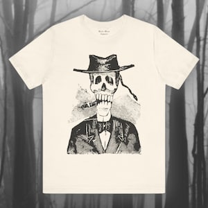 Mintage Tequila Drinking Skeleton Fine Jersey T-Shirt Mintage Tequila Drinking Skeleton Fine Jersey T-Shirt