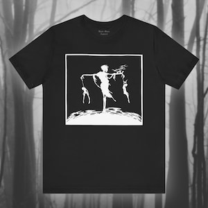 Death on the Gallows, Danse Macabre Tshirt, Ein Totentanz, A Dance of Death Shirt, Walter Draesner, Vintage Art T-shirt Unisex Tee