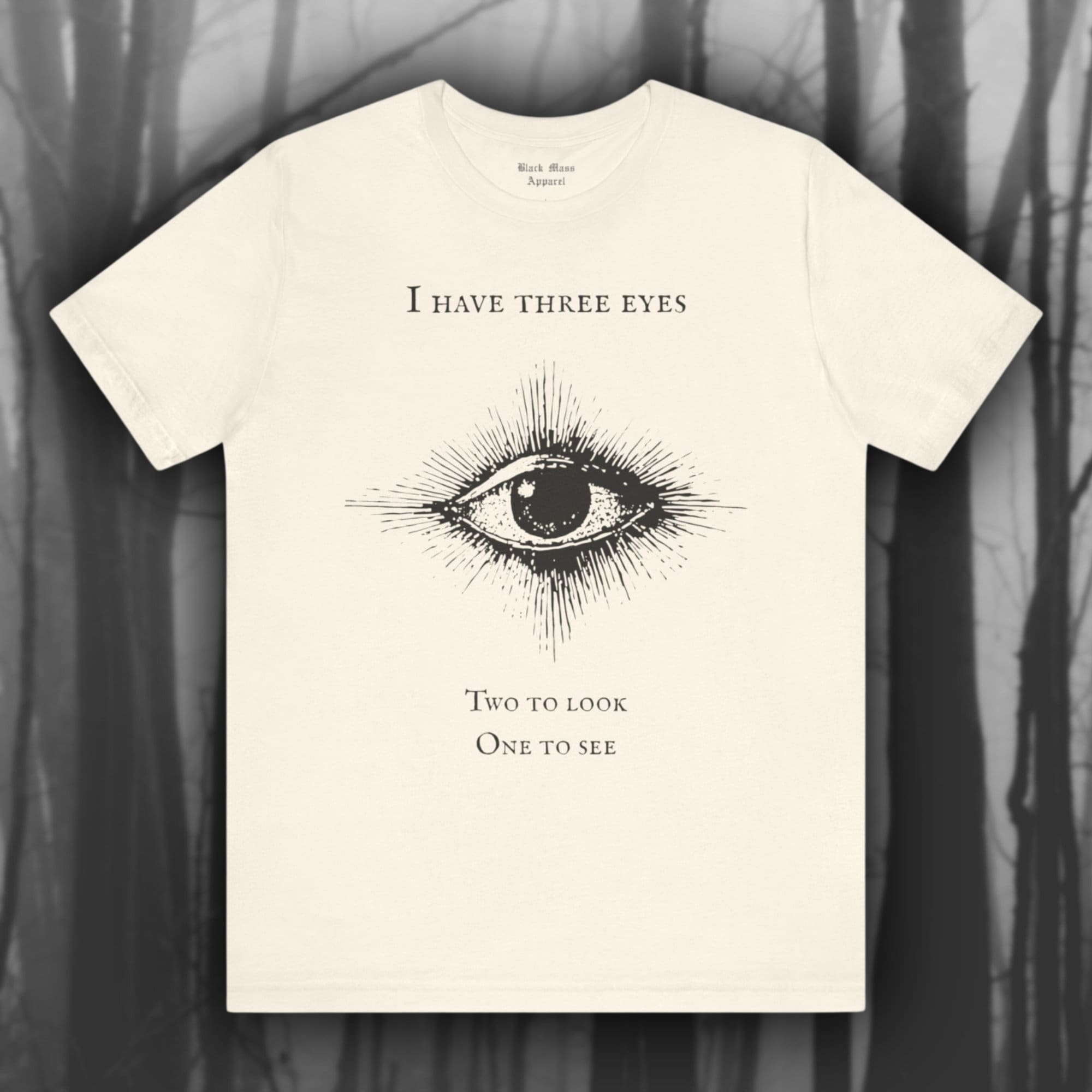 Third Eye, All Seeing Eye T-shirt, Spiritual Shirt, Yoga, Celestial, Trippy Boho Tshirt, Psychedelic Unisex Jersey Short Sleeve Tee