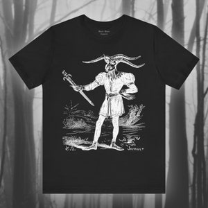 Master Leonard, Demonology T-Shirt, Occult T shirt, Demon Tshirt, Creepy Shirt, Gothic Fashion, Vintage Goth Unisex Short Sleeve Tee