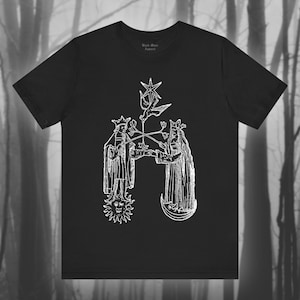 Rosarium Philosophorum, Vintage Art T-shirt, Esoteric, Occult Art Shirt, Hermetic Magic Tee, Alchemy Unisex T Shirt