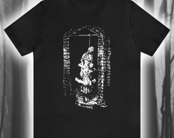 In the Basement Shirt, Alfred Kubin T-shirt, Vintage Gothic Art Unisex Jersey Short Sleeve Tee