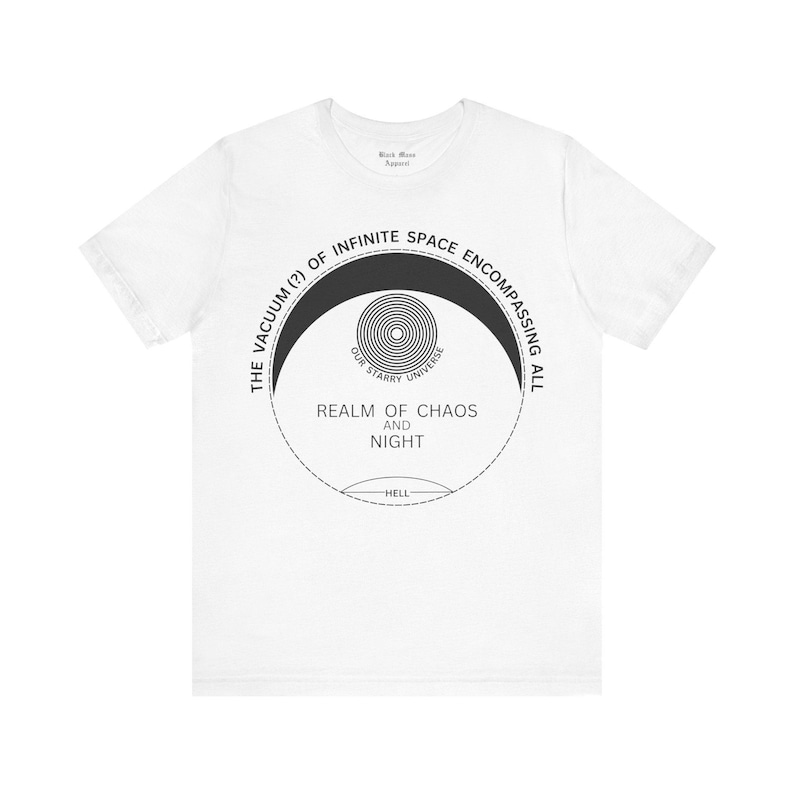 Our Starry Universe, Paradise Lost Shirt, Classic Literature T-shirt, John Milton, Vintage Bookworm Tshirt Unisex Jersey Short Sleeve Tee