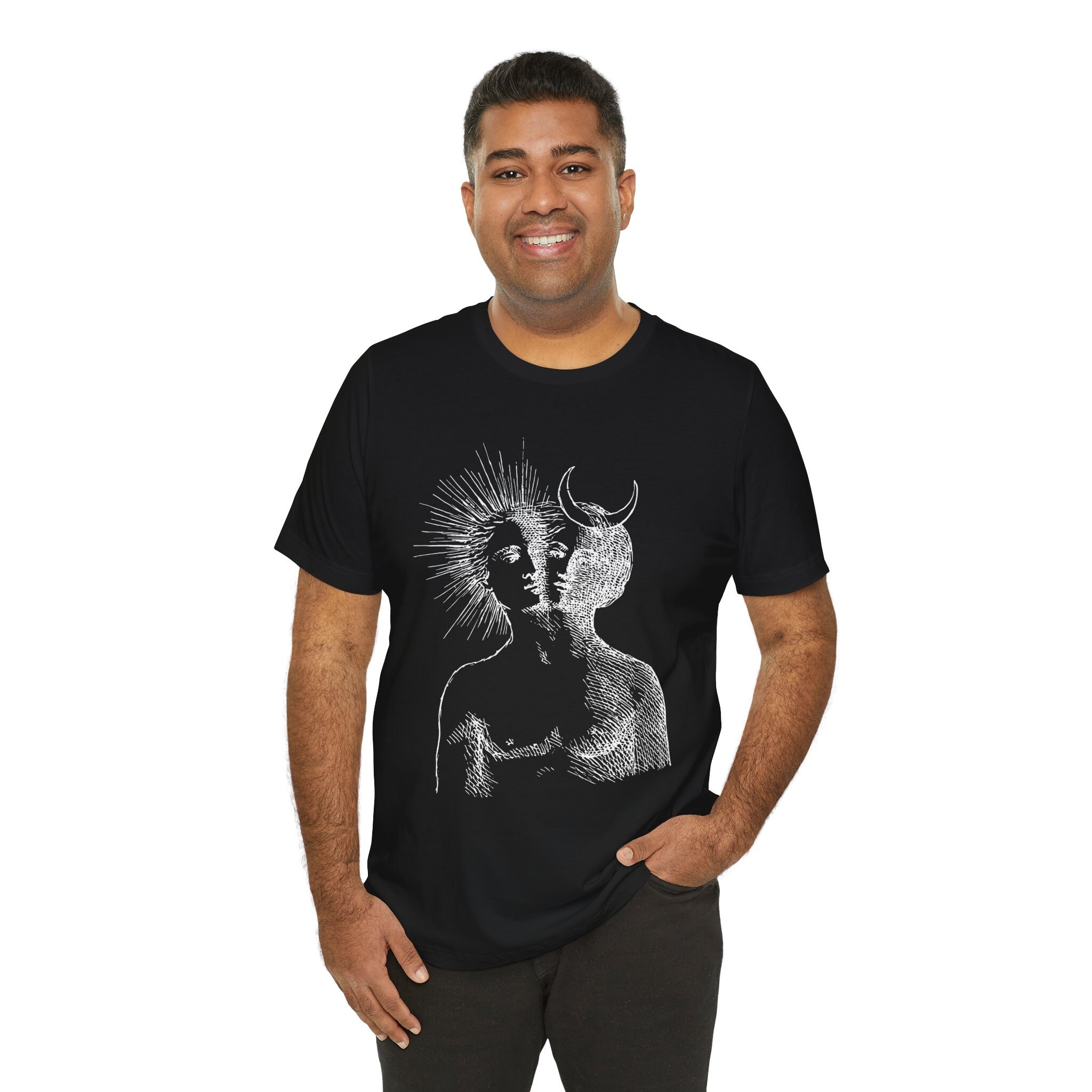 T-shirt Unity Of Opposites – Rebis Alchimique, Occulte | Design Hermétique, Unisexe Taille S à 5XL