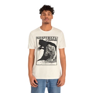 Nosferatu I, Horror Movie T-shirt, Silent Film Tshirt, Classic Movie Shirt, Vintage Gothic Art, Cinema Unisex Jersey Short Sleeve Tee