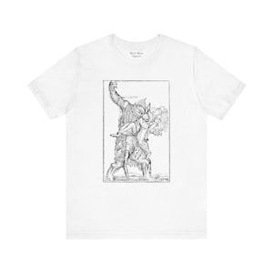 Werewolf Shirt Lycanthrope Medieval Art Vintage T-shirt Unisex Jersey Short Sleeve Tee