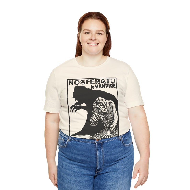 Nosferatu I, Horror Movie T-shirt, Silent Film Tshirt, Classic Movie Shirt, Vintage Gothic Art, Cinema Unisex Jersey Short Sleeve Tee