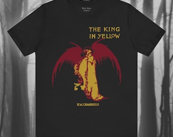 The King In Yellow II, Robert W. Chambers Tshirt, Classic Horror Literature Tee, Gothic Novel Shirt, Creepy Lovecraft Unisex Short Sleeve